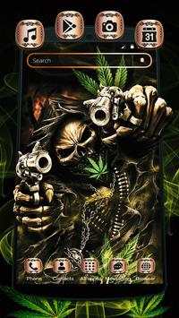 Weed Ghost Gun Launcher Theme screenshot 4