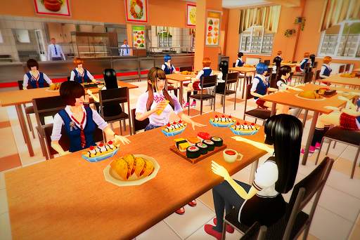 real High School Girl Simulator games screenshot 5