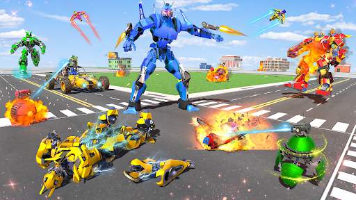 경찰 로봇 자동차 게임 3d screenshot 1