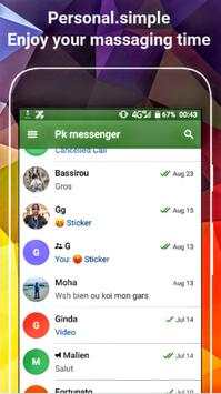 Pk Messenger screenshot 4