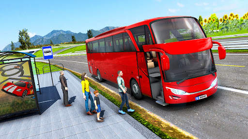 Highway Bus Simulator Bus Game screenshot 2