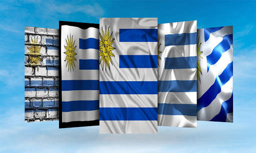 Uruguay Flag Wallpaper screenshot 1