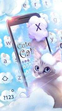 Cute Cats Keyboard Theme screenshot 2