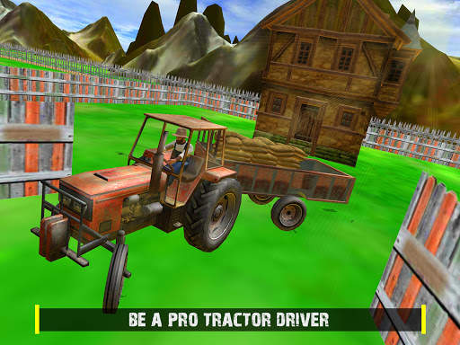 Big truck driving - Farm Tractor Cargo Drive Game screenshot 10
