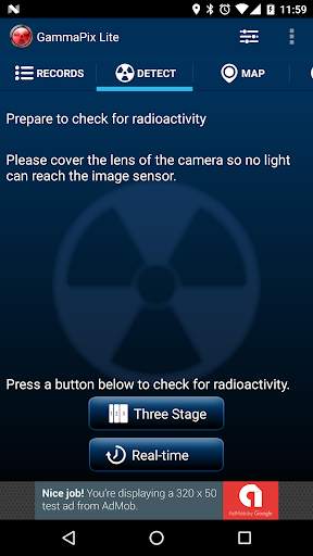 GammaPix Lite - Gamma Radiation Detector screenshot 2