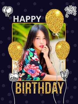 Happy Birthday Photo Frame Special Stickers screenshot 3