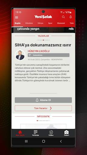 Yeni Şafak - Gazete Haber Spor screenshot 3