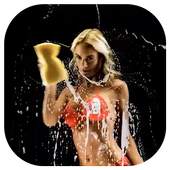Screen Washer Girl Walllpaper 1.0