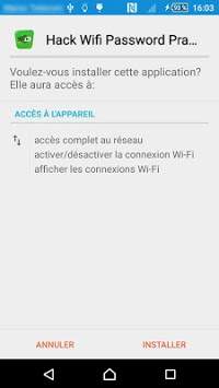 Hack WiFi Android pranck 2016 screenshot 1