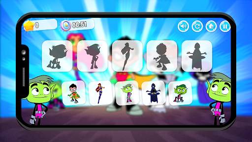 Teen Titans puzzle the cartoon game screenshot 3
