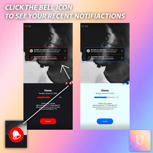 Unique UI For KLWP screenshot 6