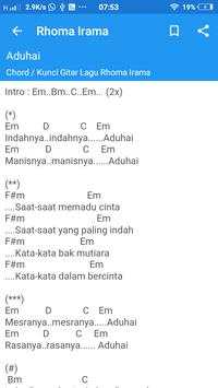 Chord/Kunci Gitar Lagu Dangdut screenshot 5