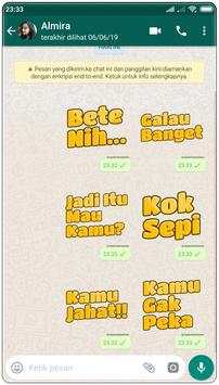 Stiker Galau WAStickerApps screenshot 5