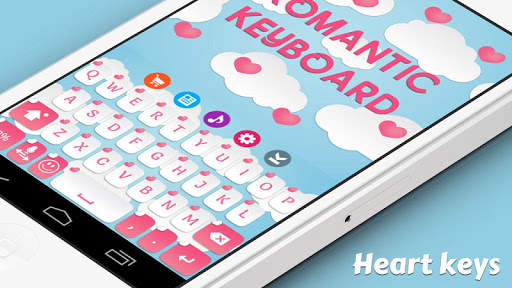 Romantic Keyboard Theme स्क्रीनशॉट 1