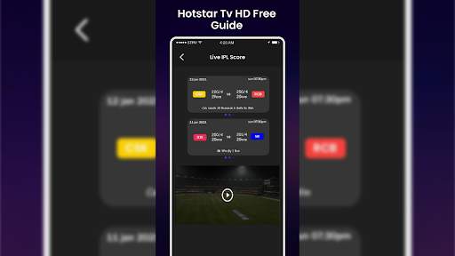 Hotstar - Hotstar Cricket -Hotstar Live Guide 2021 screenshot 6