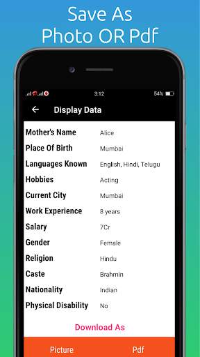 Marriage Biodata Maker screenshot 6