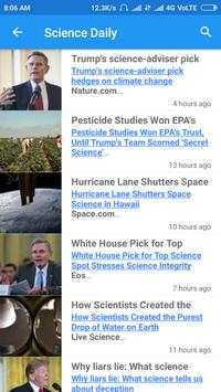 Science Daily screenshot 1
