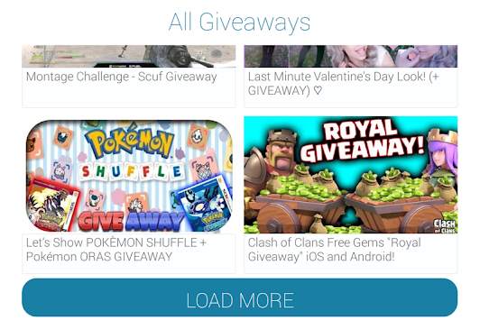 Giveaways on YouTube screenshot 3