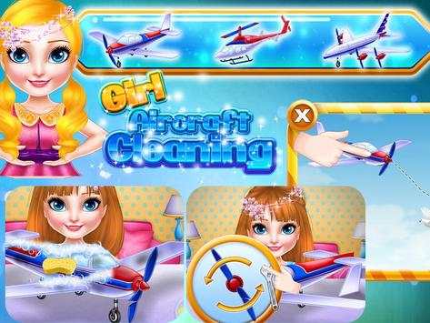 Girl Clean Up Plane Toy screenshot 1