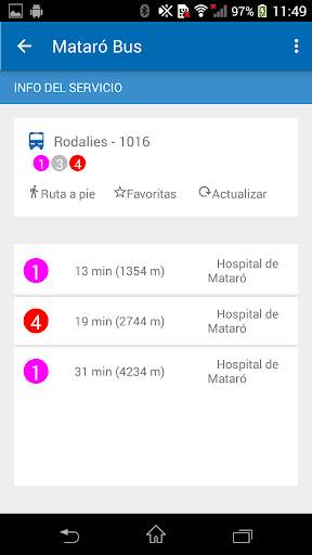 App Mataró Bus screenshot 4