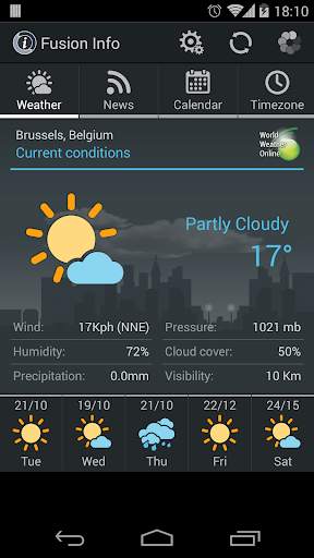 Weather and News Info Widget screenshot 5