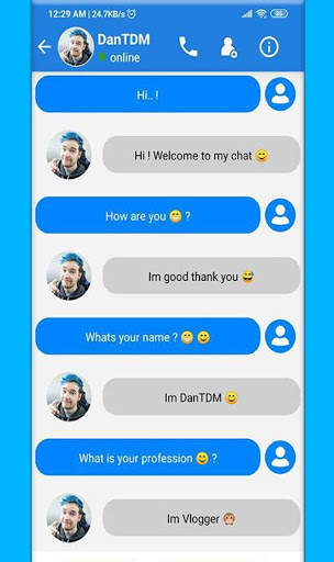Fake DanTDM Call Voice & Video screenshot 3