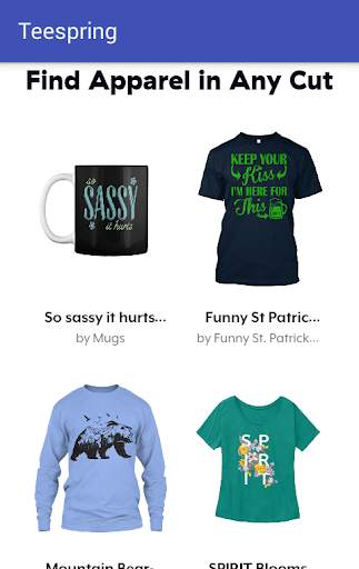 Teespring Shopping screenshot 2