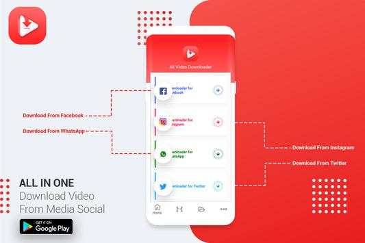 All in one - Download video from social media screenshot 1
