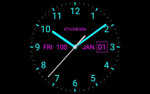 Analog Clock Live Wallpaper-7 screenshot 11