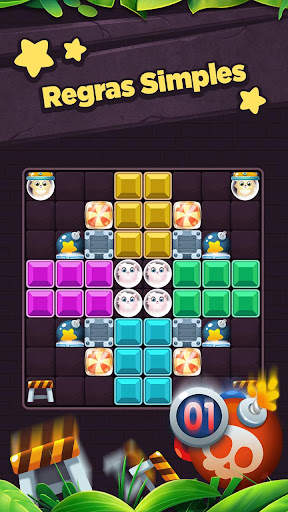 Classic Block Puzzle Game 1010: Free Cat Pop Game screenshot 2
