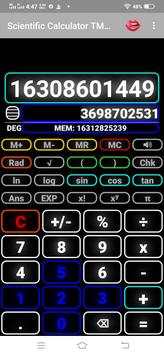 Talking Scientific Calculator TM скриншот 1