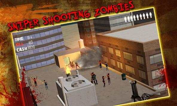 Zombies Sniper Shooting 3D screenshot 1