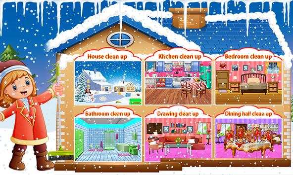 🏠 House Cleaning - Winter Room Cleanup screenshot 2