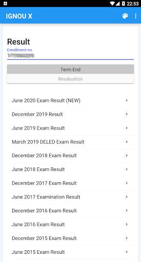 IGNOU Result  - IGNOU Mobile X, Student Result App screenshot 1