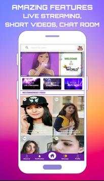 Fworld -Short Video Making, Chat Room, Live Stream screenshot 3
