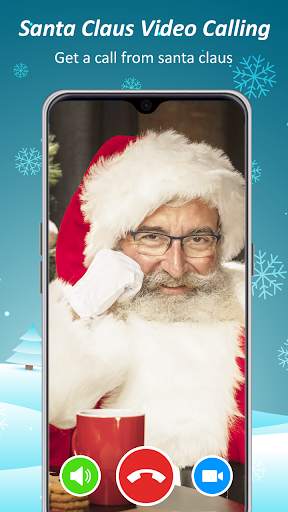 Santa Claus Video Calling Simulated screenshot 1