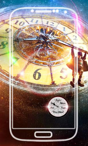 Clock live wallpaper screenshot 1