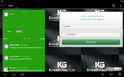 Kreativ Genius Music Group screenshot 4