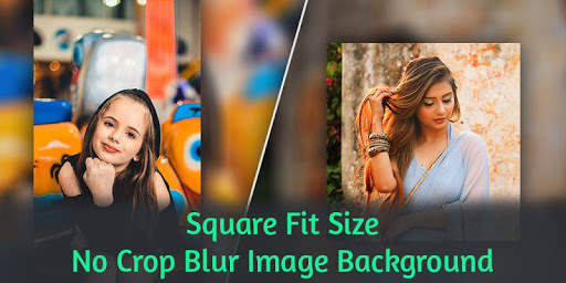 Square Fit Size - No Crop & Blur Image Background 1 تصوير الشاشة