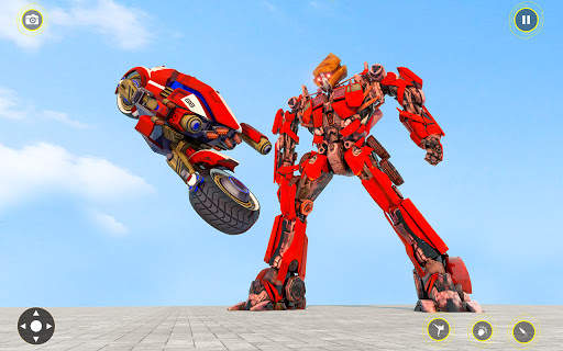 Bike Robot Car Game: Police Robot Transform Games screenshot 6