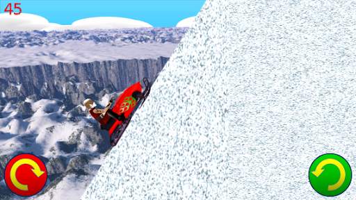 Snowmobile Santa - Racing Game screenshot 5