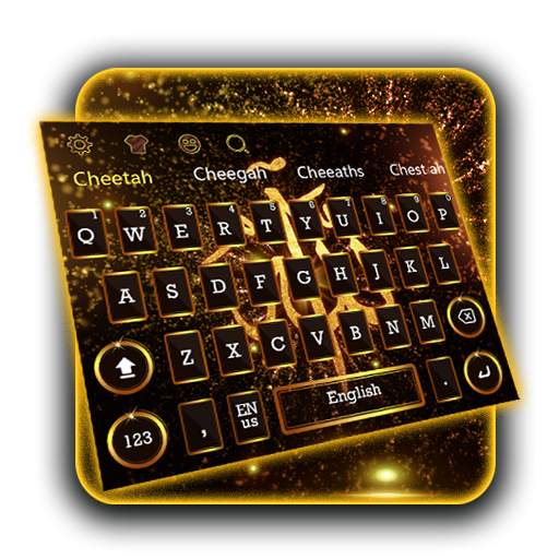 Gold Allah Keyboard 10001001