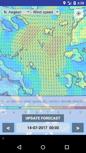 Sail Weather Greece screenshot 1