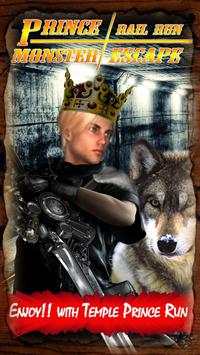 Prince Endless Run - Temple Rail Road Wolf Runner screenshot 1