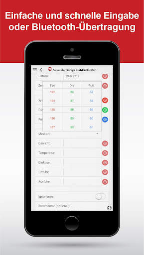 BlutdruckDaten - Tagebuch-App screenshot 3