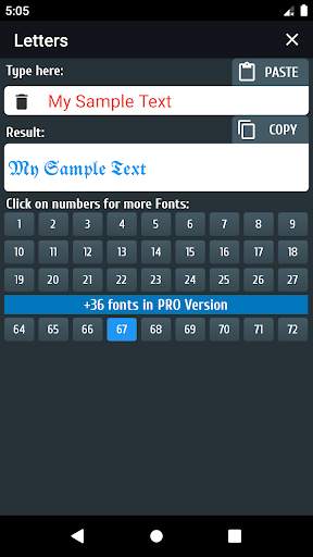 Cool text, symbols, letters, emojis, nicknames screenshot 1