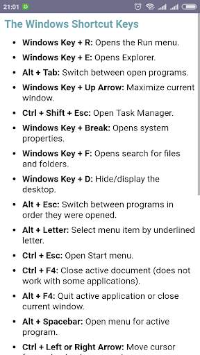 Keyboard All Shortcut Keys - Computer Short Keys स्क्रीनशॉट 5