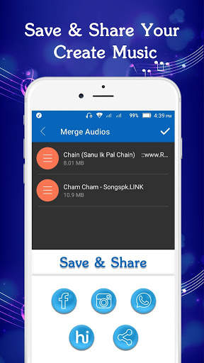 Music Joiner - MP3 Joiner screenshot 4