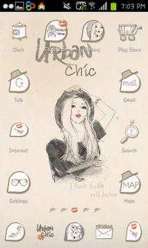 urban chic GO launcher theme screenshot 1