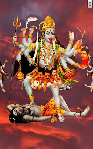 4D Maa Kali Live Wallpaper screenshot 1
